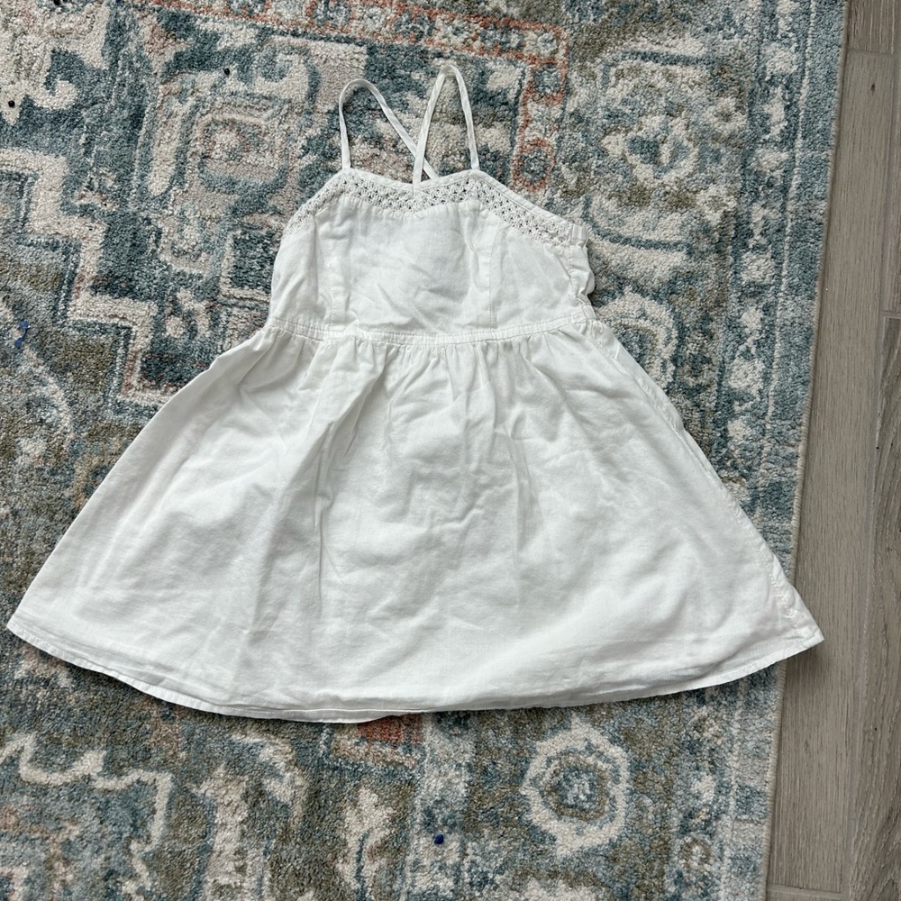 White Old Navy Sun Dress - 3T